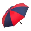 Red and blue striped all-weather automatic umbrella, waterproof, sun-proof, portable, foldable long handle Item Picture